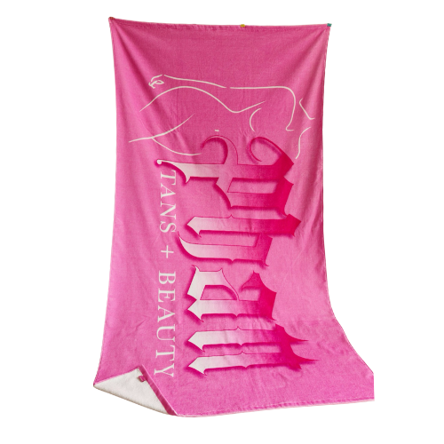 Phatt Pink & Black Beach Towel